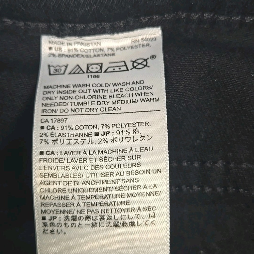 Banana Republic Curvy High-rise Skinny Black Denim Women's Jeans 33/16 - Picture 7 of 10